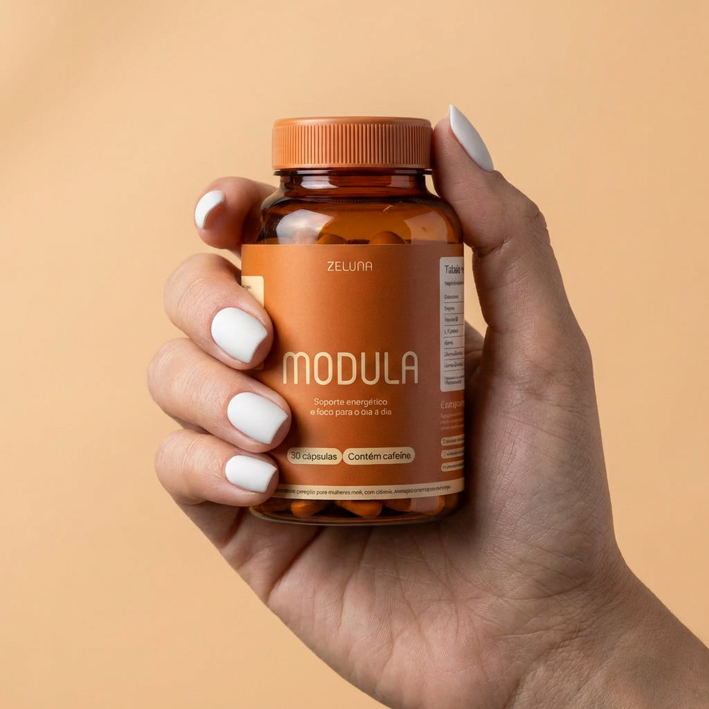 Modula | Suplemento de Energia e Foco com Cafeína e Taurina | Zeluna